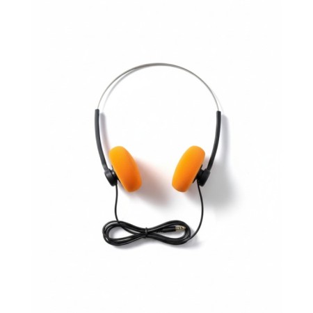 Turuncu Retro Kulak Üstü Kulaklık